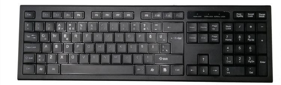 Wireless Keyboard and Mouse Combo 2.4GHz Slim Full-Sized Silent Combo with USB Nano Receiver for Laptop, PC