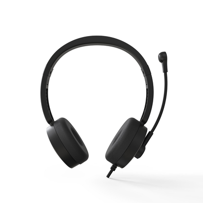 ETEK Noise-Cancelling Wired Headset Blocks Out Noise For Immersive Sound In Meetings Work Or Gaming