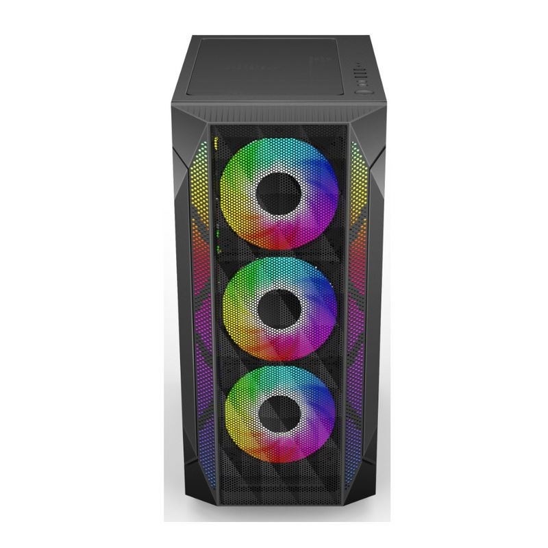 ETEK - ATX/Matx Υπολογιστική θήκη Επικρατευτικό υαλοπίνακα σε πλευρική πίεση Διάτρηση Πίνακα εμπρός Υποστήριξη Ραδιενεργός θερμαντήρας