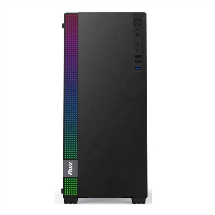 Κεφάλαιο παιχνιδιών PC Mid-Tower ETEK Κεφάλαιο παιχνιδιών PC Mid-Tower ATX Υποστήριξη υπολογιστών 6 ανεμιστήρες ARGB, θραύσιμο γυάλινο πλάι Pandel.