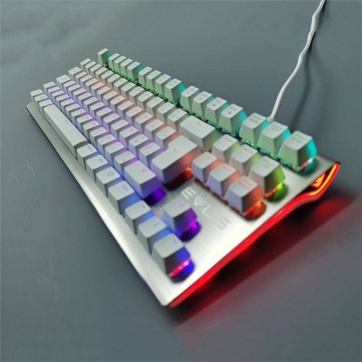 Wireless Mechanical 87 Keyboard Mouse RGB Backlit Wired Antidust για γραφομηχανή