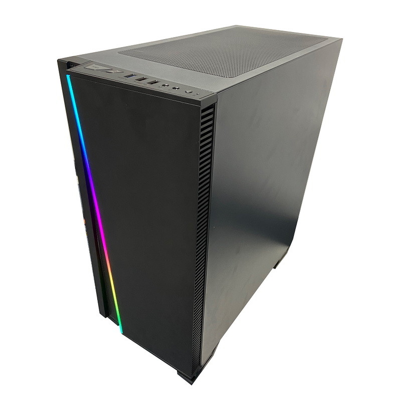 ATX ITX υπολογιστών γραφείου RGB περίπτωση 36cm PC γυαλιού πύργων χρονικών σηράγγων πλήρης θερμαντικό σώμα