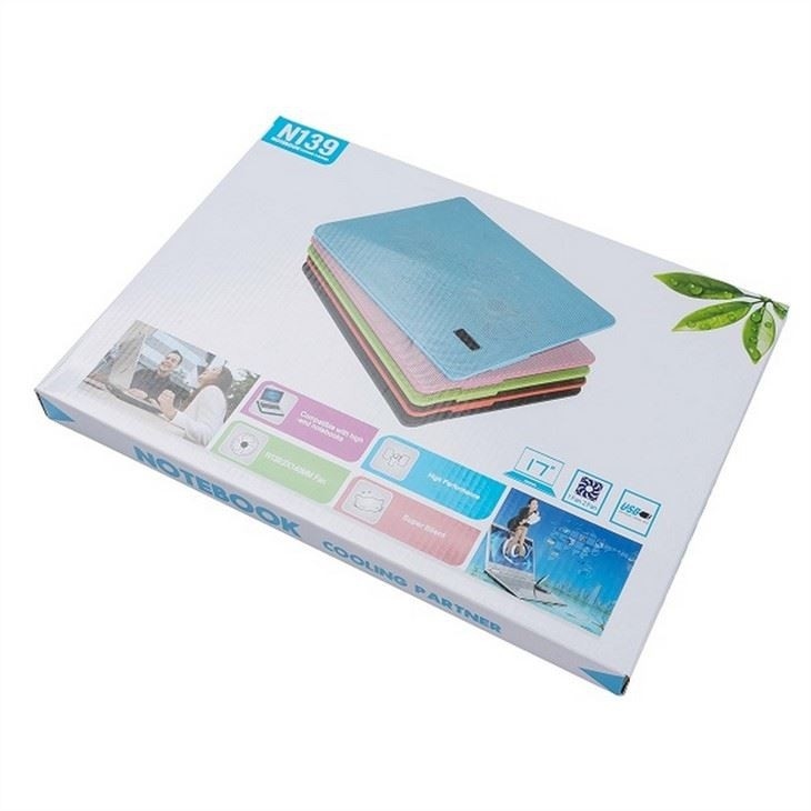 Βάση Ψύξης Laptop ETEK - OEM 2 Ανεμιστήρες Ψύκτρα Notebook Βάση Laptop Air Cooler Pad 4W Διαθέσιμα Πέντε Χρώματα