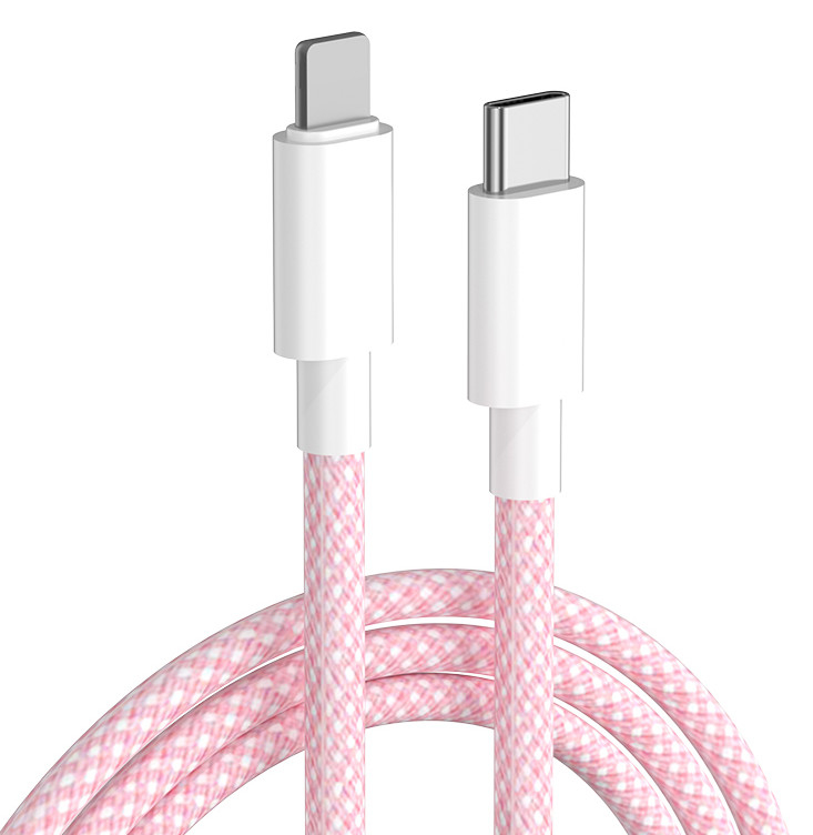 PD 27W TPE γρήγορος USB τύπος Γ καλωδίων στοιχείων στην αστραπή για τη χρέωση Iphone