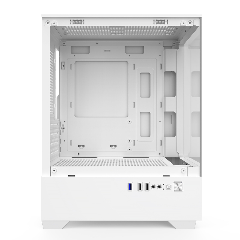Micro-ATX ITX PC Gaming Case 1 HDD Bay 1 SSD Drive Bay και τα δύο Μαύρα λευκά χρώματα