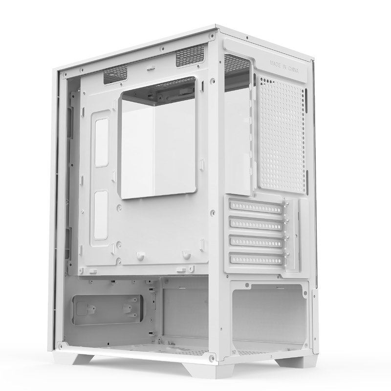 Micro-ATX ITX PC Gaming Case 1 HDD Bay 1 SSD Drive Bay και τα δύο Μαύρα λευκά χρώματα