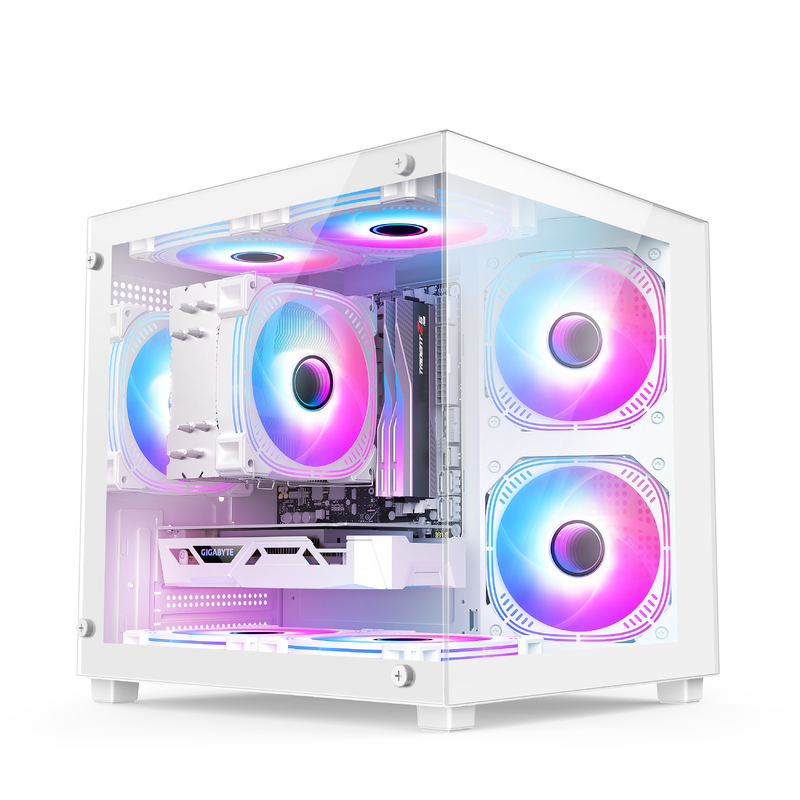 Μικρο-ATX / ITX PC Case Awesome Heat Dissipation Υποστηρίζει Πολλά Διαφορετικά Εγκαταστήματα Εργατικού για Επαγγελματίες Παικτών