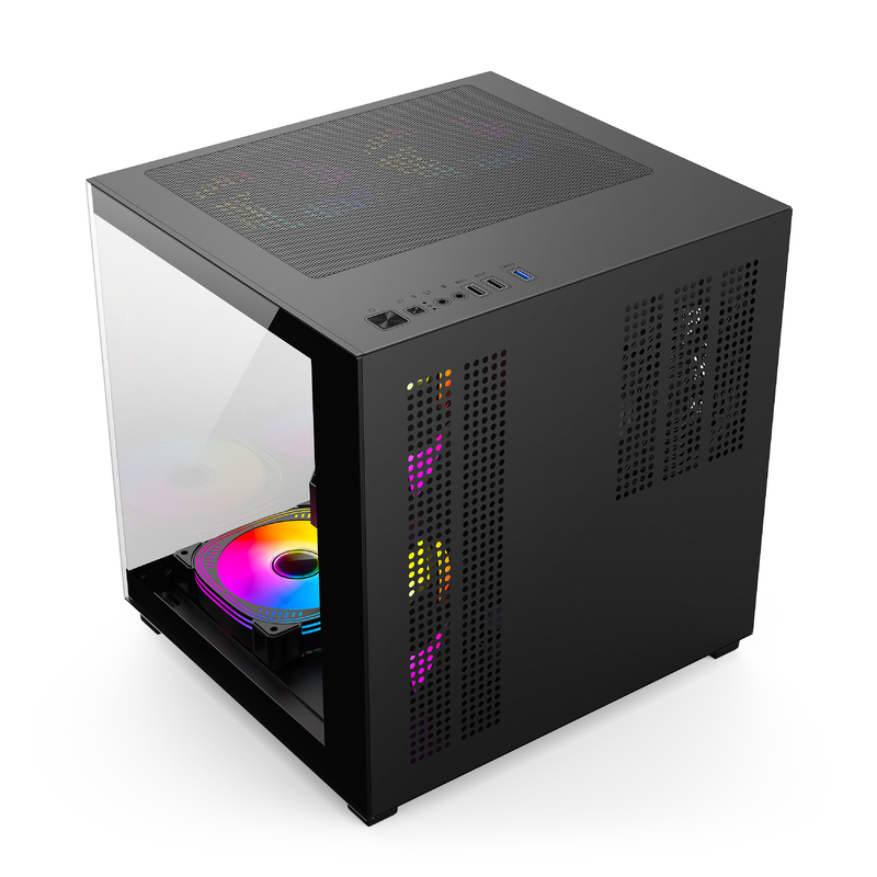 Μικρο-ATX / ITX PC Case Awesome Heat Dissipation Υποστηρίζει Πολλά Διαφορετικά Εγκαταστήματα Εργατικού για Επαγγελματίες Παικτών