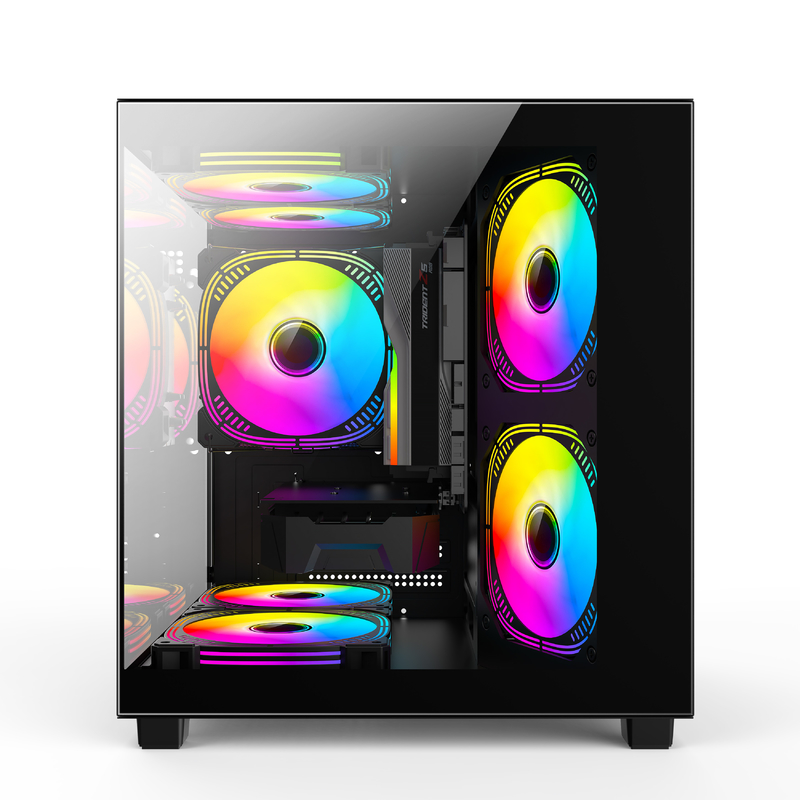 Μικρο-ATX / ITX PC Case Awesome Heat Dissipation Υποστηρίζει Πολλά Διαφορετικά Εγκαταστήματα Εργατικού για Επαγγελματίες Παικτών