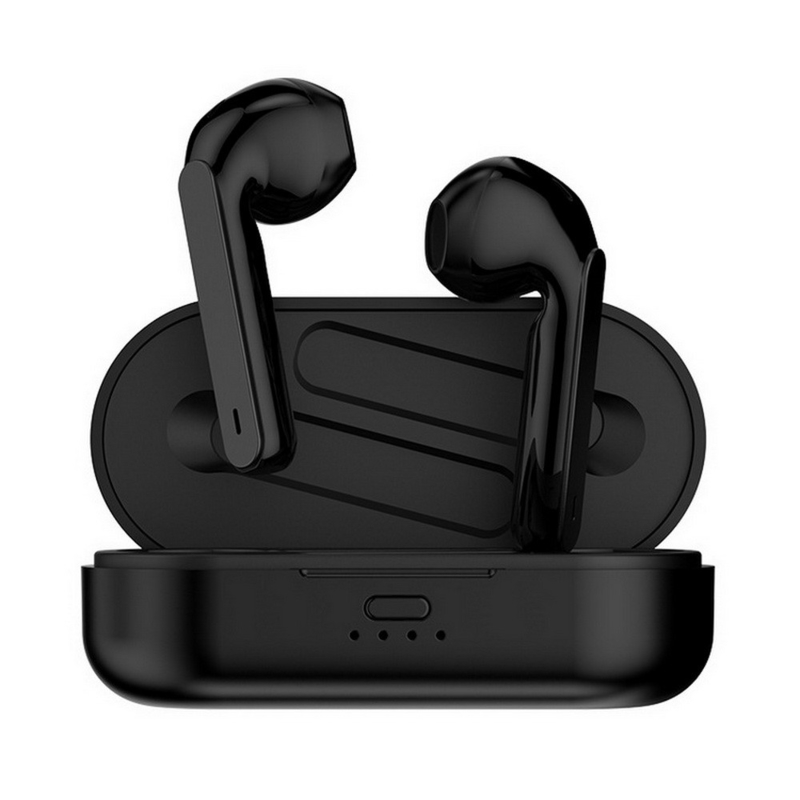 Ασύρματα ακουστικά ETEK, Bluetooth με μικρόφωνο, σχεδιασμός μισού στο αυτί, μείωση θορύβου για καθαρές κλήσεις, βαθύ μπάσο, αδιάβροχο