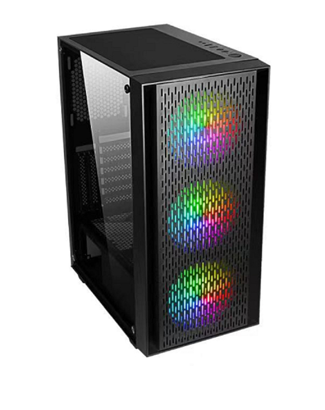 Υποστηρίζει τις μητρικές πλακέτες ATX Micro ATX και ITX με 7 αυξήσεις και 6 ανεμιστήρες για λάτρεις παιχνιδιών DIY