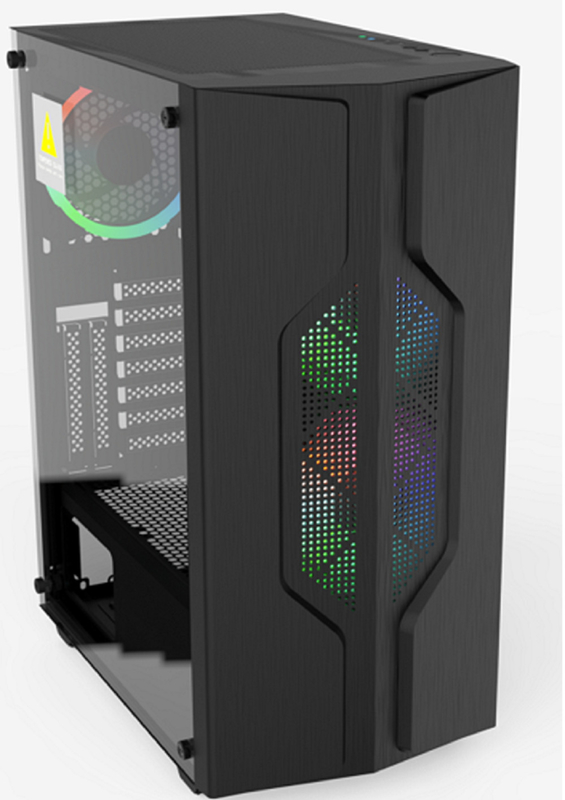 Υποστηρίζει τις μητρικές πλακέτες ATX Micro ATX και ITX με 7 αυξήσεις και 6 ανεμιστήρες για λάτρεις παιχνιδιών DIY