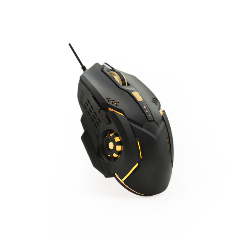 Ελαφρύ ποντίκι παιχνιδιών με LED 6D με πολυ-DPI για gamers εργαζόμενοι γραφείου σχεδιαστές