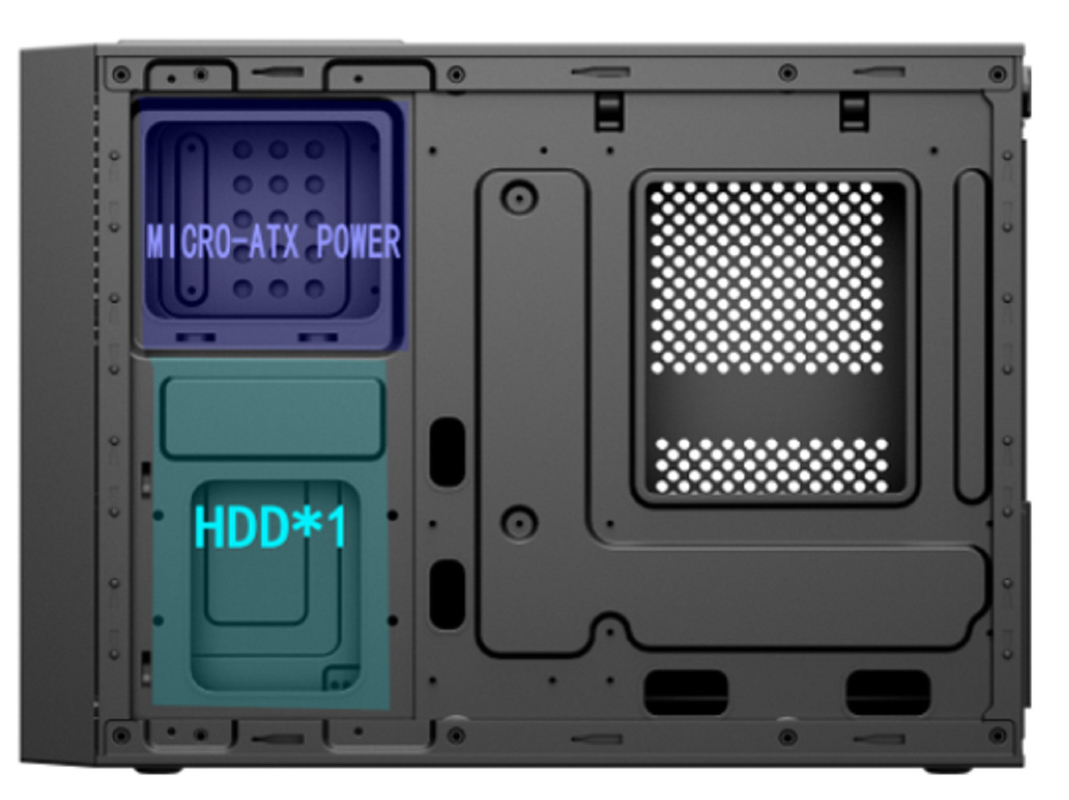 Υποστηρίζει το Micro ATX και το ITX. Διαθέτει ισχυρή αποθήκευση, επεκτασιμότητα, ποικίλες εμπρόσθιες διεπαφές, ανεμιστήρα 8 εκατοστών για ψύξη.