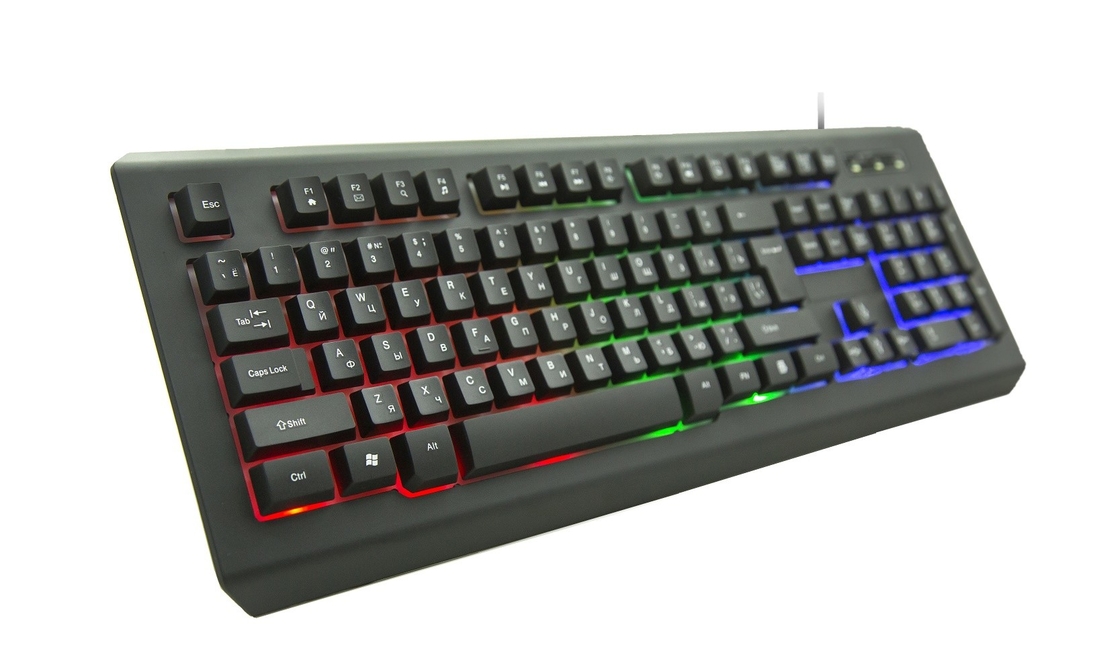 Πλακέτο παιχνιδιών RGB πλήρους μεγέθους 104 πλήκτρα για παίκτες, υπαλλήλους γραφείων και όποιον θέλει να εξατομικεύσει τη ρύθμιση του