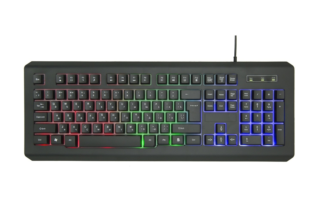 Πλακέτο παιχνιδιών RGB πλήρους μεγέθους 104 πλήκτρα για παίκτες, υπαλλήλους γραφείων και όποιον θέλει να εξατομικεύσει τη ρύθμιση του