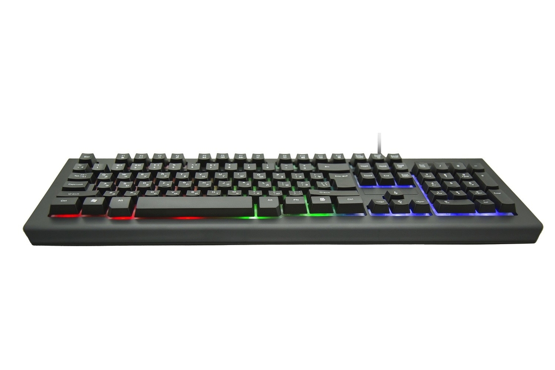 Πλακέτο παιχνιδιών RGB πλήρους μεγέθους 104 πλήκτρα για παίκτες, υπαλλήλους γραφείων και όποιον θέλει να εξατομικεύσει τη ρύθμιση του