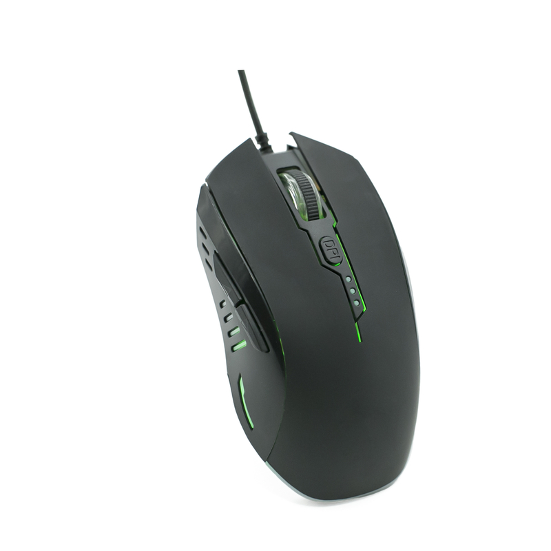 RGB φως, ρυθμιστική DPI 4 επιπέδων, USB plug-and-play, εργονομικό 6D ποντίκι παιχνιδιών για επαγγελματίες και γενικούς χρήστες