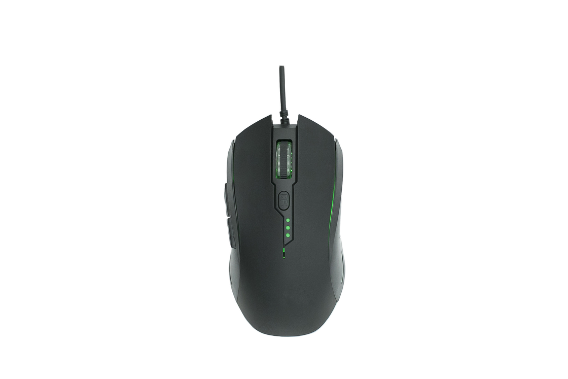 RGB φως, ρυθμιστική DPI 4 επιπέδων, USB plug-and-play, εργονομικό 6D ποντίκι παιχνιδιών για επαγγελματίες και γενικούς χρήστες