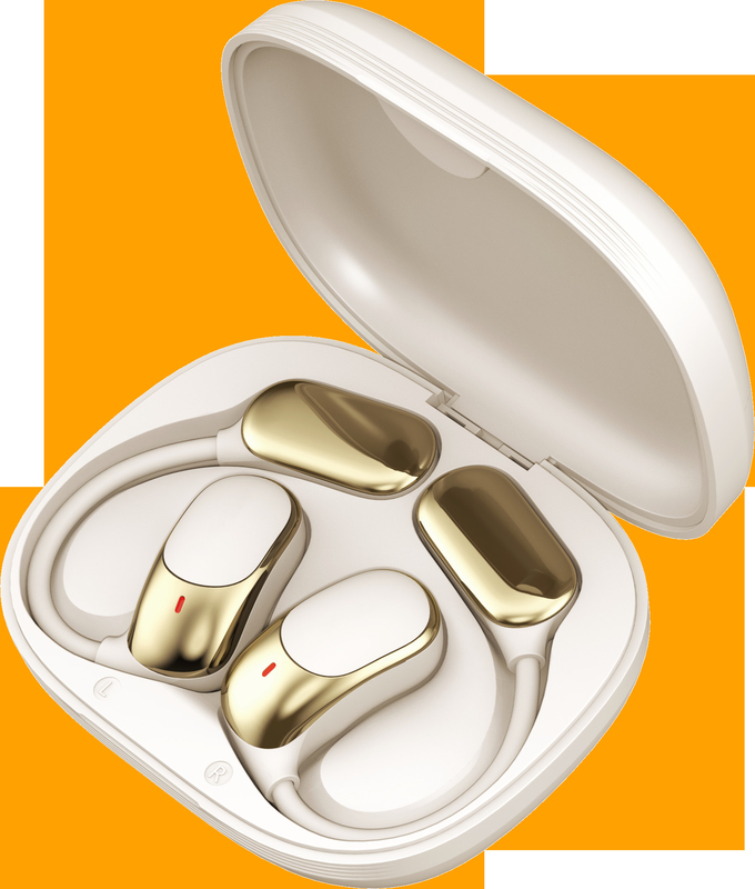 OWS TWS Bluetooth 5.4 Ακουστικό 12mm Συνθετικό διάφραγμα Λειτουργία μετάφρασης Siri Ενεργοποίηση 5.5 ώρες Διαρκείας μπαταρίας Εργονομικό σχεδιασμό