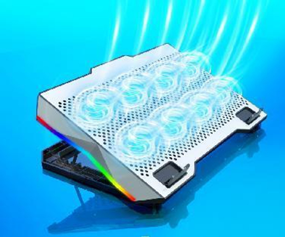 RGB φωτισμός 8 X 7CM Φανατικοί με 1800±10% RPM 4.4W Χαμηλή κατανάλωση ρεύματος Για παίκτες PC Εραστές Προσωποποιημένοι χρήστες