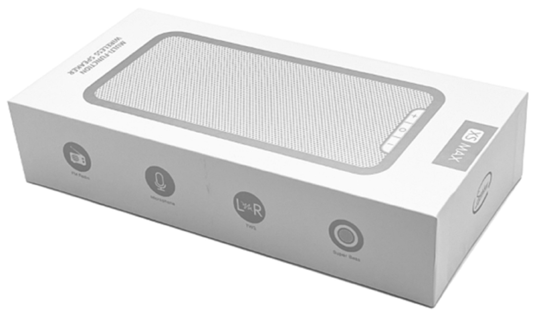 Bluetooth 5.0 TWS TF Card/U AUX Εισαγωγή FM Radio Ø52mm Ηχείο με Bass Διαφράγμα Υποστηρίζει 4,5-18 ώρες αναπαραγωγής