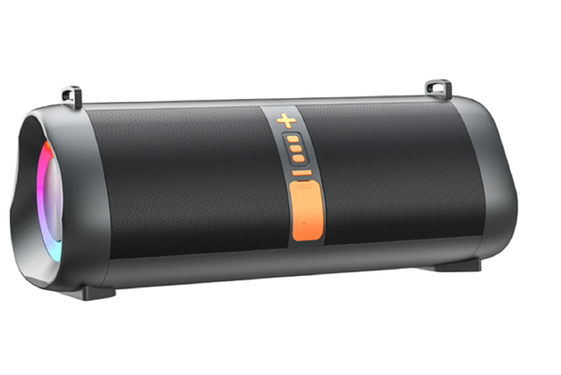 Δύο ηχεία 20W 7.4V 5000mAh μπαταρία λιθίου PVC ABS Metal Mesh Υποστηρίζει Bluetooth USB TF FM για τους λάτρεις του εξωτερικού