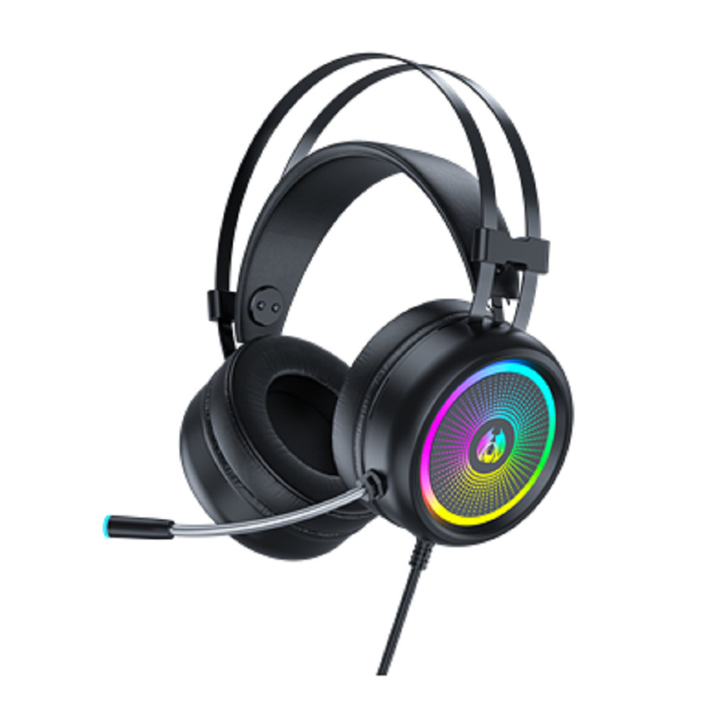Ακουστικά Bluetooth 16.8M Χρώματα RGB 7.1 Ηχητικά Εφέ 20Hz-20kHz Περιοχή συχνοτήτων Φ50mm Ηχείο 6.0*5.0mm Πανδιάστατο μικρόφωνο για παίκτες