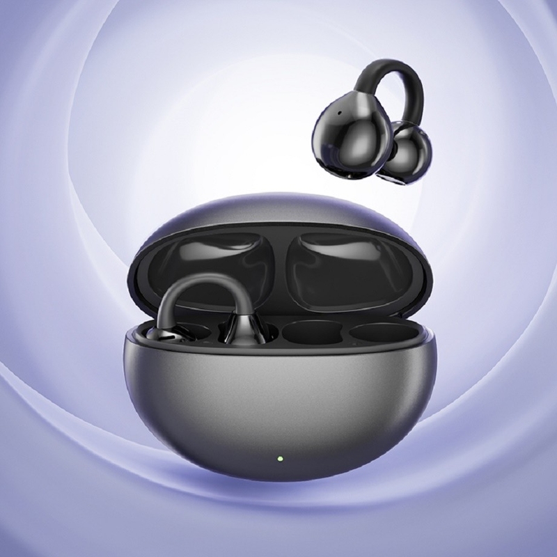 BT 5.4 3D Εργονομικό Σχεδιασμό Ακουστικά Bluetooth Ακουστικά μέχρι 5 ώρες ανά κλήση Ενιαία πίεση σε ομίχλη Πορφυρό γάλα Τσάι Δέρμα Οψιδιανό Μαύρο