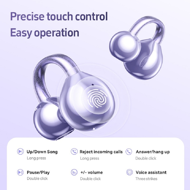 Bluetooth 5.4 A2DP/AVRCP/HFP Υποστήριξη Τιτανίου Διαφράγμα Ηχείο 4g ανά αυτί Αδιάβροχο Αδιάβροχο για επιχειρηματίες Παικτές
