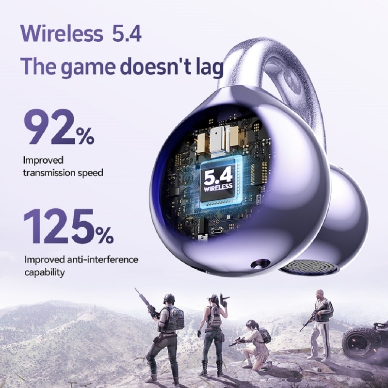Bluetooth 5.4 A2DP/AVRCP/HFP Υποστήριξη Τιτανίου Διαφράγμα Ηχείο 4g ανά αυτί Αδιάβροχο Αδιάβροχο για επιχειρηματίες Παικτές