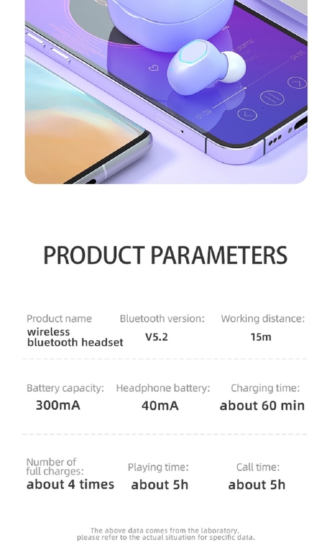 Bluetooth 5.2 TWS ακουστικά Ανερόφθαλμο Αυτοματοποιημένο αποκλεισμό θορύβου τύπου-c Γρήγορη φόρτιση 5 ώρες διάρκεια ζωής της μπαταρίας F10 Δυναμικός οδηγός