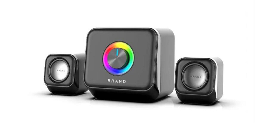 3W × 2 Mid-Tweeter + 5W Bass 52mm Ηχείο 4Ω Αντίσταση 65dB SNR USB / Bluetooth Switching Για εργαζόμενους γραφείων Φοιτητές