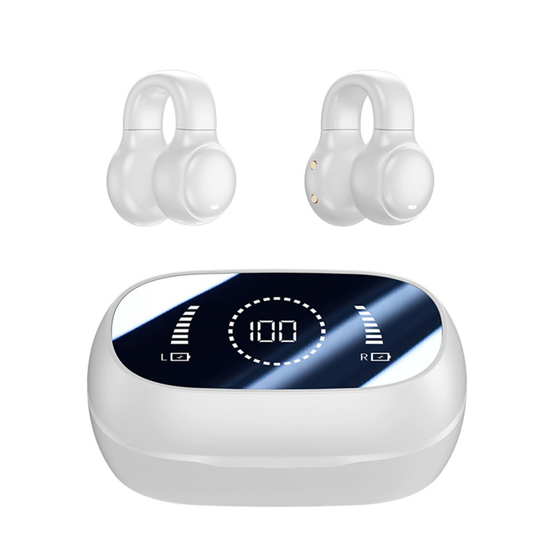 Bluetooth 5.3 ακουστικά Πλήρως ανοιχτό σχεδιασμό ακουστικών 9D Surround Sound Game Audio-sync HIFI Ψηφιακή οθόνη 1.5H φόρτιση 6H Single Playback