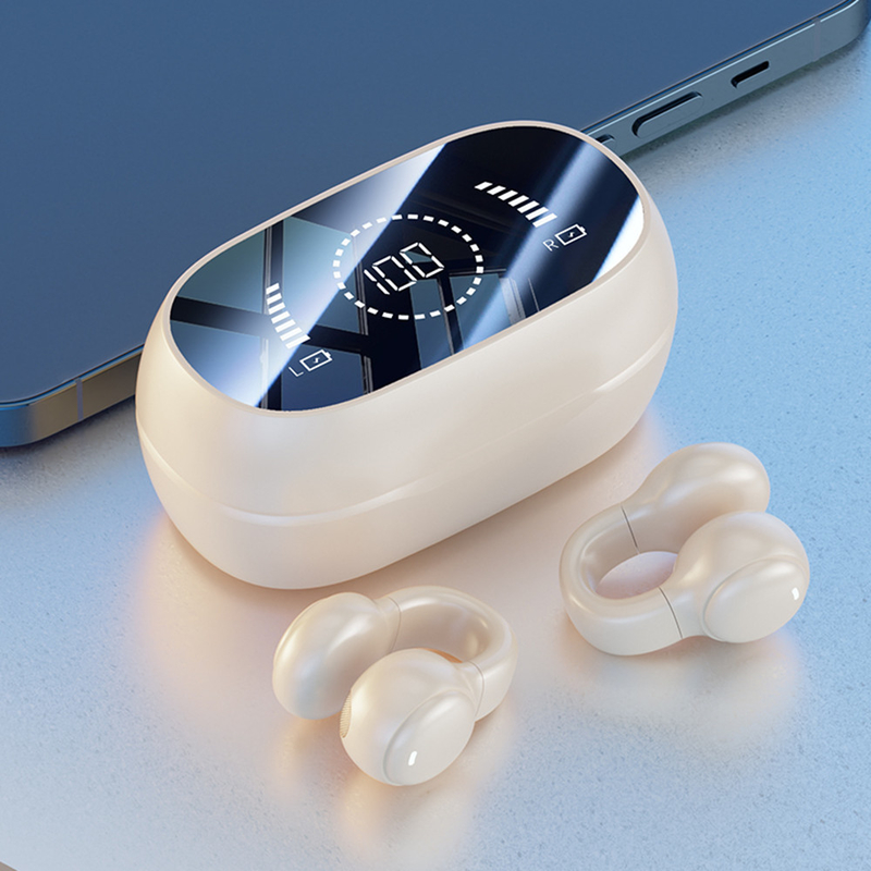Bluetooth 5.3 ακουστικά Πλήρως ανοιχτό σχεδιασμό ακουστικών 9D Surround Sound Game Audio-sync HIFI Ψηφιακή οθόνη 1.5H φόρτιση 6H Single Playback