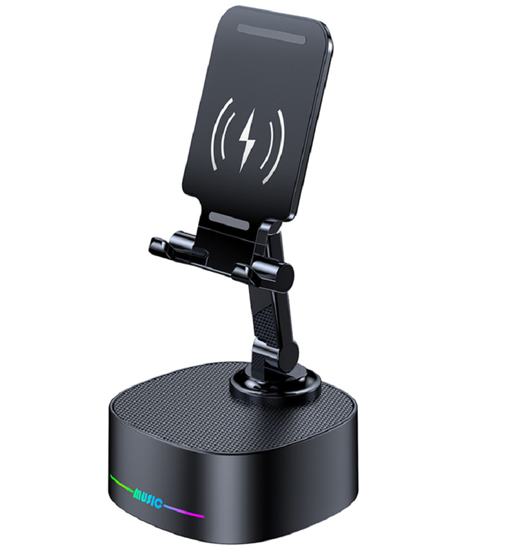 Ηλεκτρική ισχύς 8W 15W Ασύρματη φόρτιση RGB Φως περιβάλλοντος 2000mAh μπαταρία Bluetooth 5.3 TWS Σύνδεση για υπαίθριο κάμπινγκ