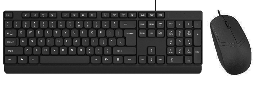 104-κλειδί Wired Multimedia Keyboard Μαύρο Αδιάβροχο HIPS πλαστικό USB Plug-and-play Προσαρμόσιμη εκτύπωση λογότυπου.