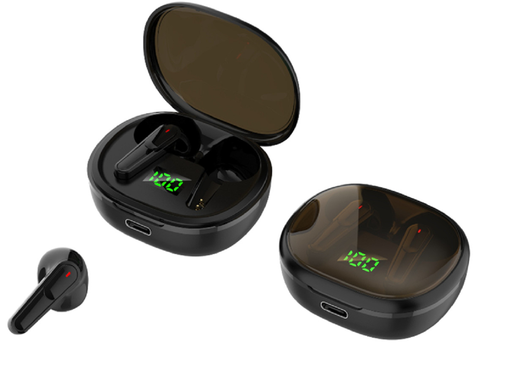 Ακουστικά ETEK TWS 30g Συνολικό βάρος 30mAh Ακουστικά 200mAh Φορτιστή τύπου-C Γρήγορη φόρτιση Εμπορική συσκευασία