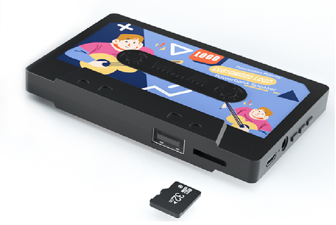 Bluetooth 5.0 TF Card FM Radio Υποστηρίζει 32GB κάρτα μνήμης 19mm Πλήρης συχνότητα ομιλητής Μινιμαλιστικό επιχειρηματικό στυλ