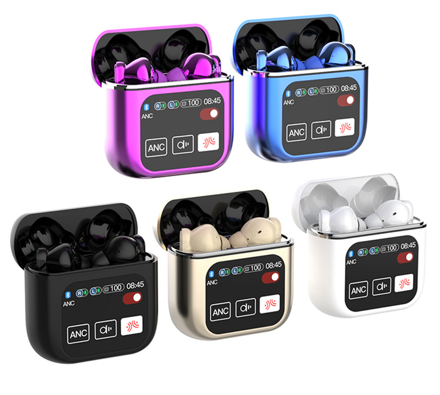 Ακουστικά ETEK TWS με θήκη φόρτισης ANC & ENC 400mAh F10 Driver και Bluetooth χαμηλής καθυστέρησης για εντυπωσιακό gaming και μουσική