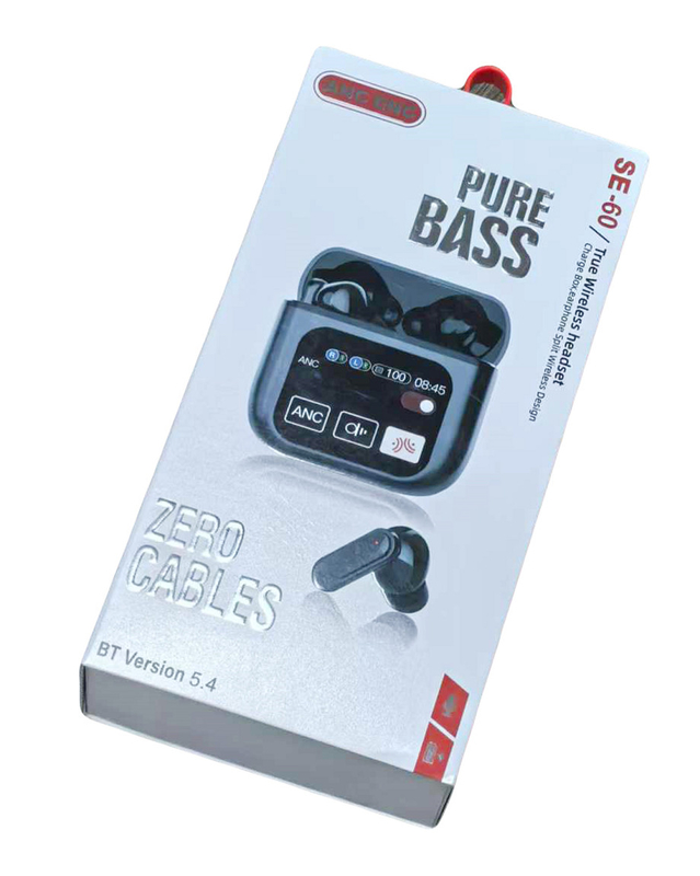 Ακουστικά ETEK TWS με θήκη φόρτισης ANC & ENC 400mAh F10 Driver και Bluetooth χαμηλής καθυστέρησης για εντυπωσιακό gaming και μουσική