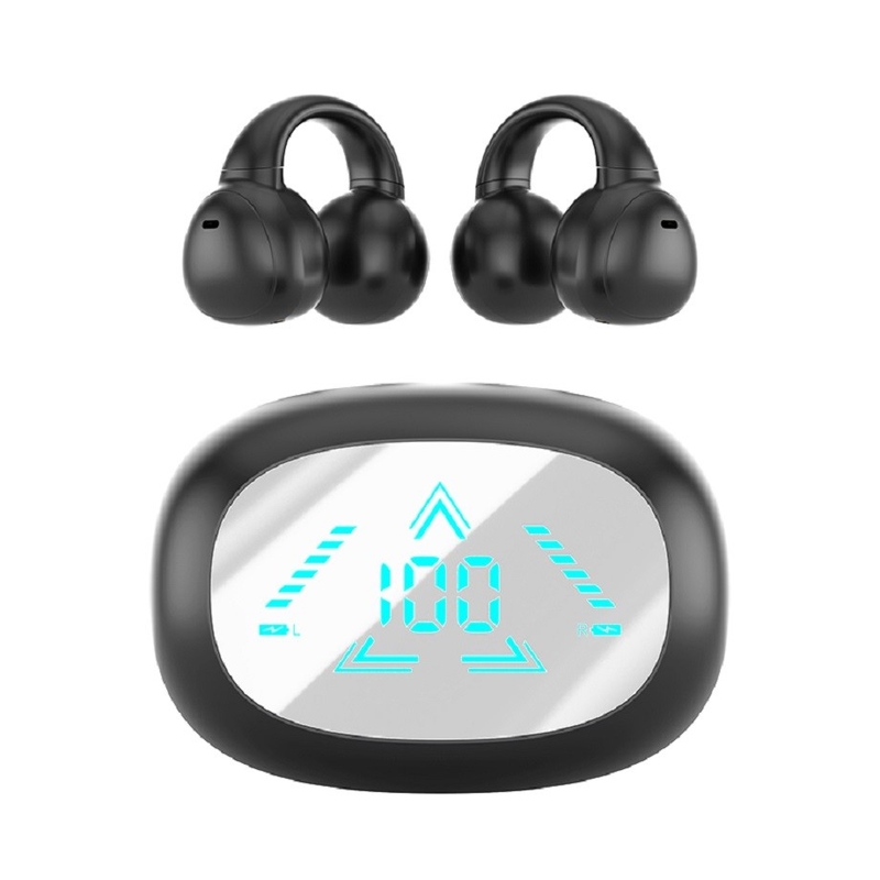 TWS Πλήρως ανοιχτό ασύρματο F13 με LED οθόνη Bluetooth 5.3 AAC / SBC αποκωδικοποίηση ακουστικά 40mAh + 400mAh Case για επιχειρηματίες