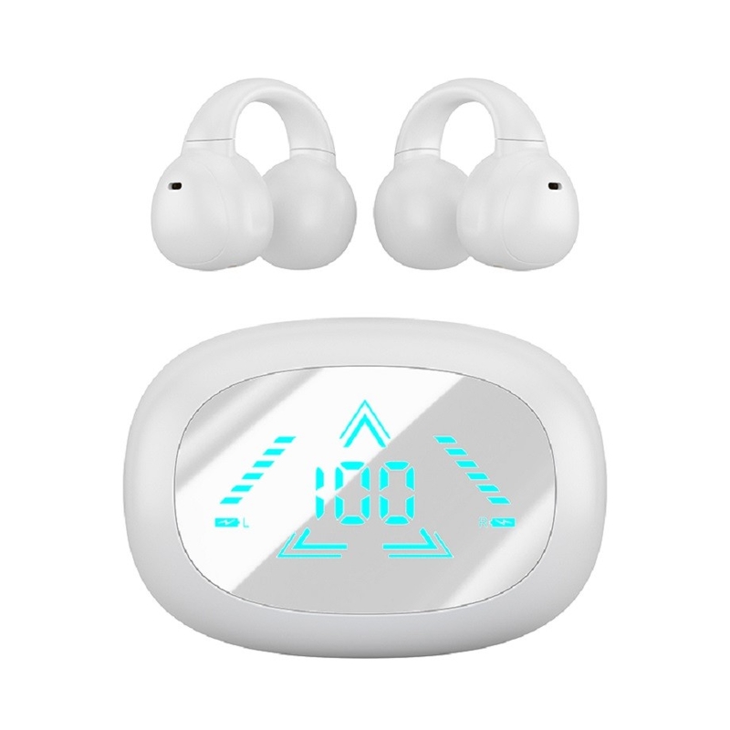 TWS Πλήρως ανοιχτό ασύρματο F13 με LED οθόνη Bluetooth 5.3 AAC / SBC αποκωδικοποίηση ακουστικά 40mAh + 400mAh Case για επιχειρηματίες