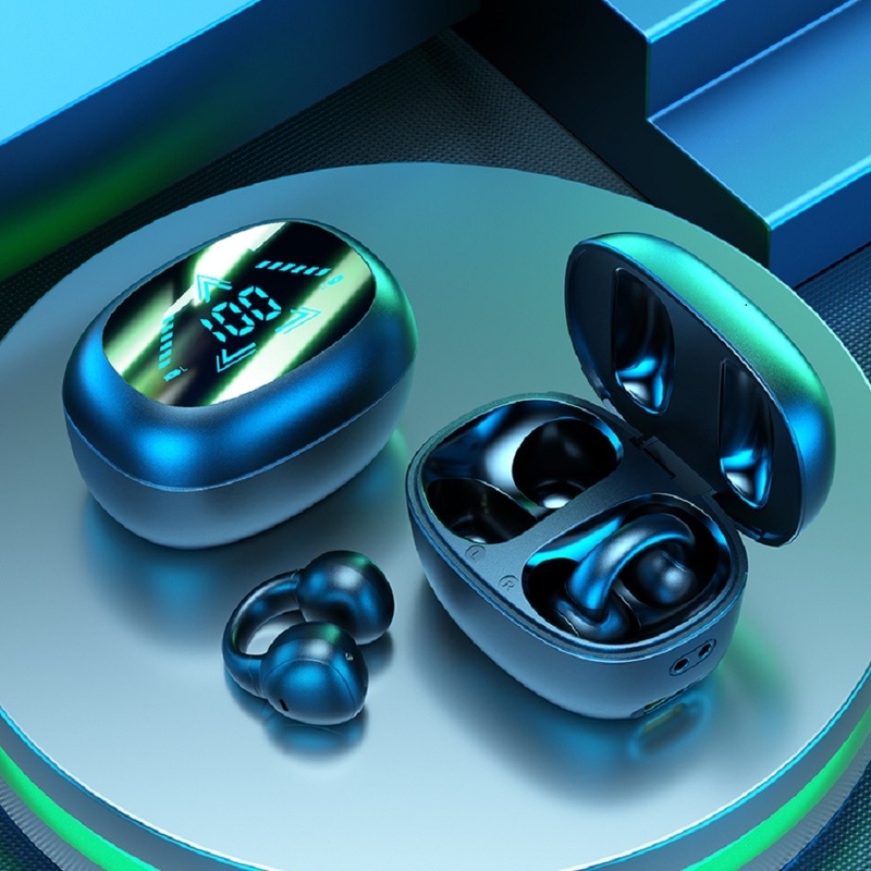 TWS Πλήρως ανοιχτό ασύρματο F13 με LED οθόνη Bluetooth 5.3 AAC / SBC αποκωδικοποίηση ακουστικά 40mAh + 400mAh Case για επιχειρηματίες