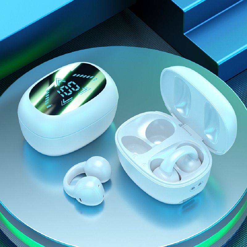 TWS Πλήρως ανοιχτό ασύρματο F13 με LED οθόνη Bluetooth 5.3 AAC / SBC αποκωδικοποίηση ακουστικά 40mAh + 400mAh Case για επιχειρηματίες
