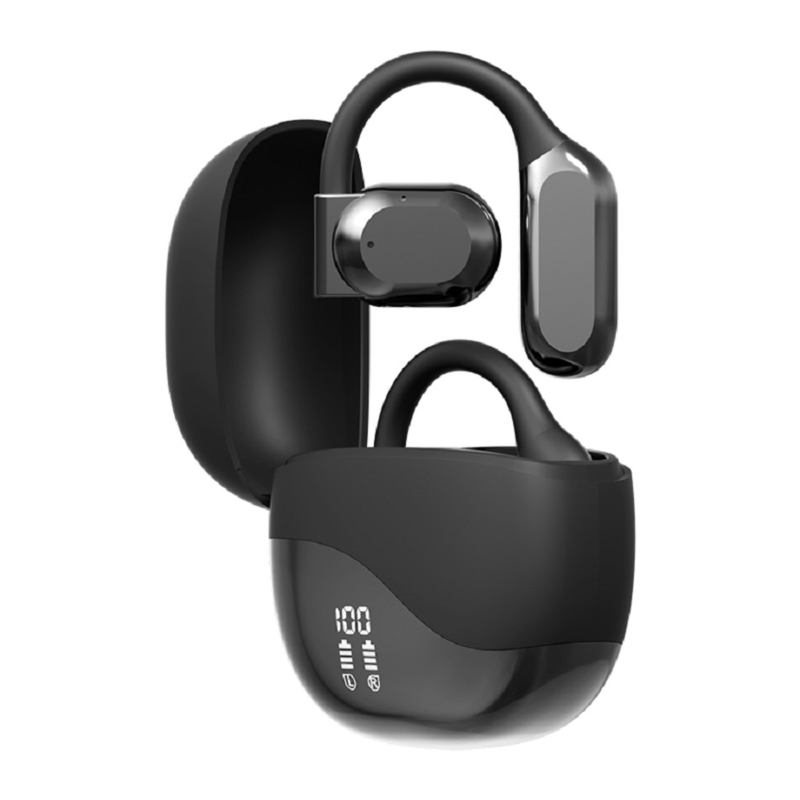 Bluetooth 5.4 ακουστικά με εμβέλεια 10 μέτρων έως 8-9 ώρες ανά κλήση 300mAh Φορτιστός θήκης παρέχει πρόσθετη ισχύ για επαγγελματική μετακίνηση κλπ.