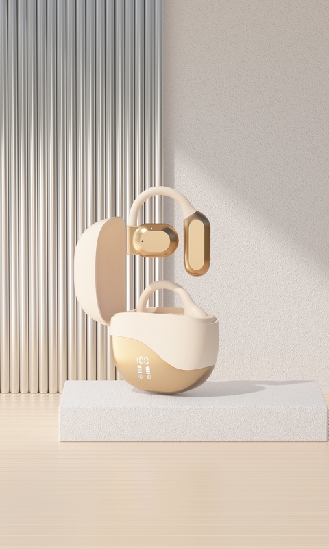 Bluetooth 5.4 ακουστικά με εμβέλεια 10 μέτρων έως 8-9 ώρες ανά κλήση 300mAh Φορτιστός θήκης παρέχει πρόσθετη ισχύ για επαγγελματική μετακίνηση κλπ.