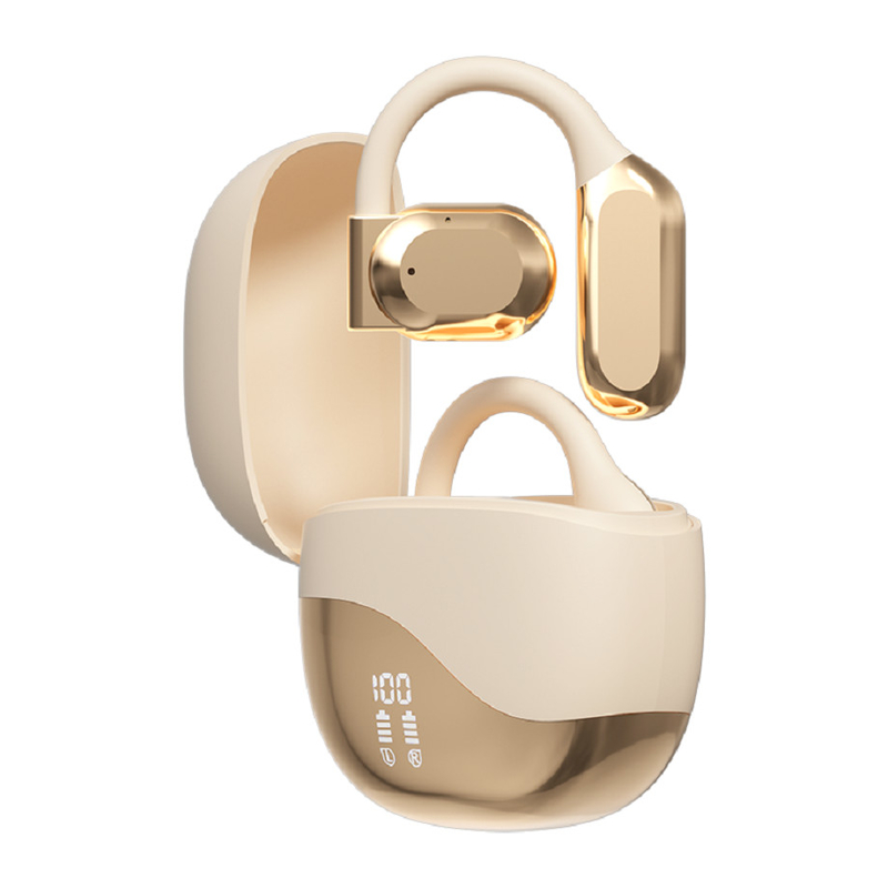 Bluetooth 5.4 ακουστικά με εμβέλεια 10 μέτρων έως 8-9 ώρες ανά κλήση 300mAh Φορτιστός θήκης παρέχει πρόσθετη ισχύ για επαγγελματική μετακίνηση κλπ.