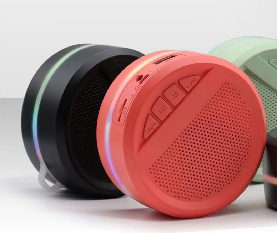 Ηχείο Bluetooth Υποστηρίζει Bluetooth AUX TF Card FM Radio 40mm Speaker Portable 300mAh Battery USB Chargeable AUX-IN Wired Connection