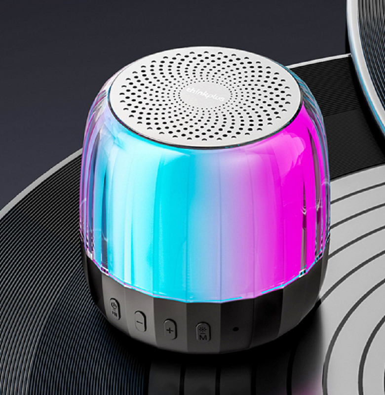 Bluetooth ομιλητής 15W RMS ισχύς εξόδου 89mm ομιλητής υποστηρίζει BT TF κάρτα έως 32GB FM ραδιόφωνο και πολύχρωμα φώτα για τους λάτρεις του εξωτερικού